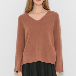 Vince Deep V Cashmere Pullover